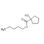 CAS 登录号：13227-83-3， 戊基1-羟基环戊烷羧酸酯