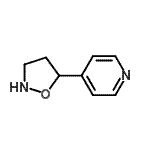 CAS 登录号：132287-05-9， 4-(1,2-恶唑烷-5-基)吡啶