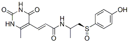 CAS 登录号：132337-89-4， (E)-N-[(2S)-1-[(R)-(4-羟基苯基)亚磺酰]丙-2-基]-3-(4-甲基-2,6-二氧代-3H-嘧啶-5-基)丙-2-烯酰胺