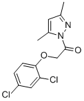 CAS 登录号：13241-78-6， 1-(2,4-二氯苯氧基乙酰基)-3,5-二甲基吡唑