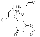CAS 登录号:132432-63-4, N,N'-二(2-氯乙基)二氨基磷酸 3,3-二(乙酰氧基)丙基酯