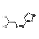 CAS 登录号：132501-63-4， 2-[(Z)-1H-吡唑-3-基偶氮]-1,1-乙烯二醇