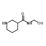 CAS 登录号：132801-78-6， N-(羟基甲基)-3-哌啶甲酰胺