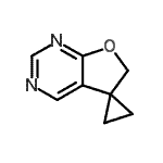 CAS 登录号：132804-26-3， 螺[环丙烷-1,5'-呋喃并[2,3-d]嘧啶]