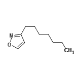 CAS 登录号：132869-14-8， 3-庚基-1,2-恶唑