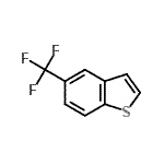 CAS 登录号：132896-18-5， 5-(三氟甲基)-1-苯并噻吩