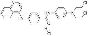 CAS#: 133041-56-2, N-[4-[Bis(2-Chloroethyl)Amino]Phenyl]-4-(Quinolin-4-Ylamino)Benzamide Hydrochloride