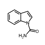 CAS 登录号：13307-58-9， 1H-吲哚-1-甲酰胺
