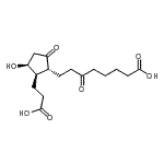 CAS 登录号：133161-96-3， 8-[(1R,2R,3S)-2-(2-羧基乙基)-3-羟基-5-氧代环戊基]-6-氧代辛酸