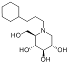 CAS 登录号:133342-48-0, (2R,3R,4R,5S)-1-(3-环己基丙基)-2-(羟基甲基)哌啶-3,4,5-三醇