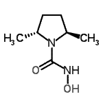 CAS 登录号：133378-82-2， (2R,5R)-N-羟基-2,5-二甲基-1-吡咯烷甲酰胺