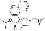 CAS 登录号：13349-34-3， alpha-[3-(二甲基氨基)丙基]-alpha-异丙基-1-萘乙酸异丙基酯