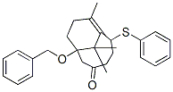 CAS#: 133536-28-4, (1R,6S)-8,11,11-Trimethyl-1-(Phenylmethoxy)-6-Phenylsulfanylbicyclo[5.3.1]Undec-7-En-3-One