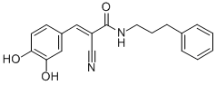 CAS#: 133550-34-2, (2E)-2-Cyano-3-(3,4-Dihydroxyphenyl)-N-(3-Phenylpropyl)-2-Propenamide