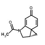 CAS 登录号：133629-87-5， (1aS)-3-乙酰基-1,1A,2,3-四氢-5H-环丙并[c]吲哚-5-酮