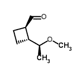 CAS 登录号：133868-13-0， (1R,2R)-2-[(1S)-1-甲氧基乙基]环丁烷甲醛