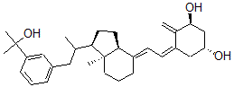 CAS#: 133910-11-9, 22-(3-(Dimethylhydroxymethyl)Phenyl)-23,24,25,26,27-Pentanor-1-Hydroxyvitamin D3