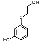 CAS 登录号：13398-96-4， 3-(2-羟基乙氧基)苯酚