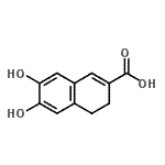 CAS 登录号：134122-96-6， 6,7-二羟基-3,4-二氢-2-萘甲酸
