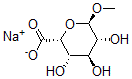 CAS 登录号:134355-31-0, (2R,3S,4S,5R,6R)-3,4,5-三羟基-6-甲氧基四氢吡喃-2-羧酸钠