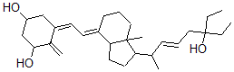 CAS 登录号：134508-36-4， (5E)-5-[(2E)-2-[1-[(E)-6-乙基-6-羟基辛-3-烯-2-基]-7alpha-甲基-2,3,3A,5,6,7-六氢-1H-茚-4-亚基]亚乙基]-4-亚甲基环己烷-1,3-二醇