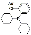 CAS 登录号：134535-05-0， 氯(二环己基苯基膦)金(I)