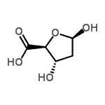 CAS 登录号：134616-19-6， 2-脱氧-beta-D-赤式-呋喃戊糖醛酸