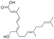 CAS 登录号:134678-59-4, (2E,4E,6E,10E)-7-(羟基甲基)-3,11,15-三甲基十六碳-2,4,6,10,14-五烯酸