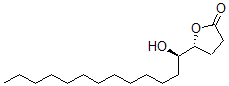 CAS 登录号：134698-86-5， (5R)-5-[(1R)-1-羟基十三烷基]四氢呋喃-2-酮