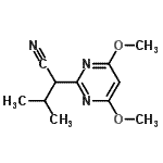 CAS 登录号：134867-23-5， 2-(4,6-二甲氧基-2-嘧啶基)-3-甲基丁腈