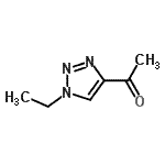 CAS 登录号：134926-94-6， 1-(1-乙基-1H-1,2,3-三唑-4-基)乙酮