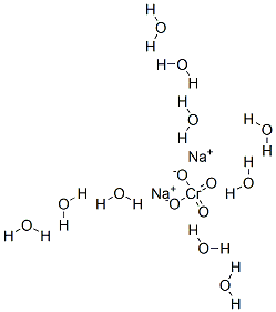 CAS 登录号：13517-17-4， 铬酸二钠盐十水合物