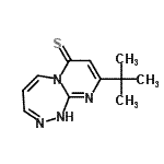 CAS 登录号：135200-83-8， 9-(2-甲基-2-丙基)嘧啶并[2,1-c][1,2,4]三氮杂卓-7(1H)-硫酮