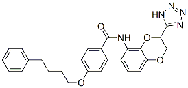 CAS 登录号：135556-20-6， 4-(4-苯基丁氧基)-N-[2-(2H-四唑-5-基)-2,3-二氢-1,4-苯并二氧杂环己-8-基]苯甲酰胺
