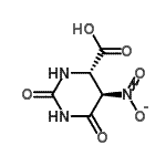 CAS 登录号：135576-89-5， (4S,5R)-5-硝基-2,6-二氧代六氢-4-嘧啶羧酸