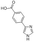 CAS 登录号：13569-97-6， 4-(1H-咪唑-5-基)-苯甲酸
