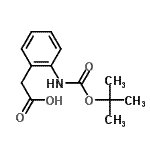 CAS#: 135807-51-1, [2-({[(2-Methyl-2-Propanyl)Oxy]Carbonyl}Amino)Phenyl]Acetic Acid