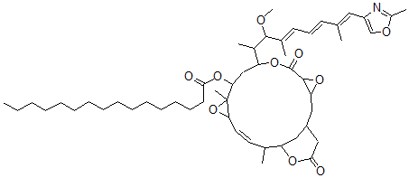 CAS 登录号：135819-69-1， 棕榈酰根瘤菌素