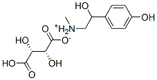 CAS 登录号:136-38-9, (2R,3R)-2,3-二羟基丁二酸;4-(1-羟基-2-甲基氨基乙基)苯酚