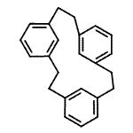 CAS 登录号：13612-55-0， 四环[16.3.1.1<sup>4,8</sup>.1<sup>11,15</sup>]二十四-1(22),4(24),5,7,11(23),12,14,18,20-壬烯