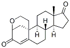 CAS 登录号:136182-63-3, (4alpha,10alpha)-4,19-环-alpha-二高-2-氧杂雄甾-4beta-烯-4a,17-二酮