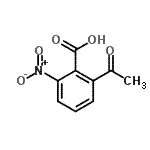 CAS 登录号：13619-70-0， 2-乙酰基-6-硝基苯甲酸