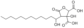 CAS 登录号:136266-36-9, 3-过氧羰基-4-(1-羟基十二烷基)-5-氧代四氢呋喃-2-羧酸