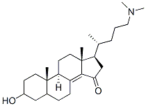 CAS 登录号：136320-61-1， (3S,5S,9R,10S,13R,17R)-17-[(2R)-5-二甲基氨基戊烷-2-基]-3-羟基-10,13-二甲基-1,2,3,4,5,6,7,9,11,12,16,17-十二氢环戊烯并[a]菲-15-酮