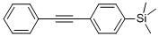 CAS 登录号：136459-72-8， 1-(2-苯基乙炔基)-4-(三甲基硅烷基)-苯