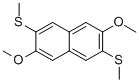 CAS#: 136559-34-7, 2,6-Dimethoxy-3,7-Bis(Methylthio)-Naphthalene