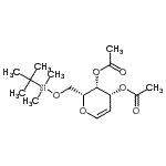 CAS 登录号：136656-49-0， 3,4-二-O-乙酰基-2,6-脱水-5-脱氧-1-O-[二甲基(2-甲基-2-丙基)硅烷基]-D-阿拉伯糖-己-5-烯糖