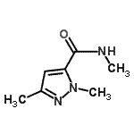 CAS 登录号：136679-01-1， N,1,3-三甲基-1H-吡唑-5-甲酰胺