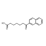 CAS 登录号：13672-52-1， 7-(2-萘基)-7-氧代庚酸