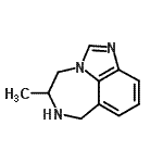 CAS 登录号：136722-96-8， 5-甲基-4,5,6,7-四氢咪唑并[4,5,1-Jk][1,4]苯并二氮杂卓